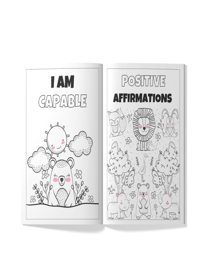 Sakuya Affirmation Animal Coloring Book for Kids | Art and Activity Book for 5 Year Old | Coloring Books with Animal Affirmations | Colour Books for 3+ Years Old Children | Drawing Book - Image 2